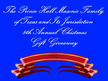 8th Annual Masonic Family Christmas Giveaway Flyer