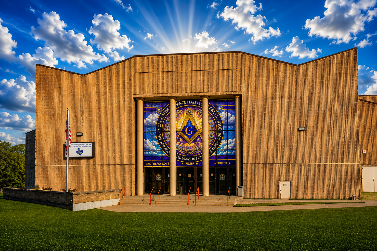 Most Worshipful Prince Hall Grand Lodge of Texas front entrance